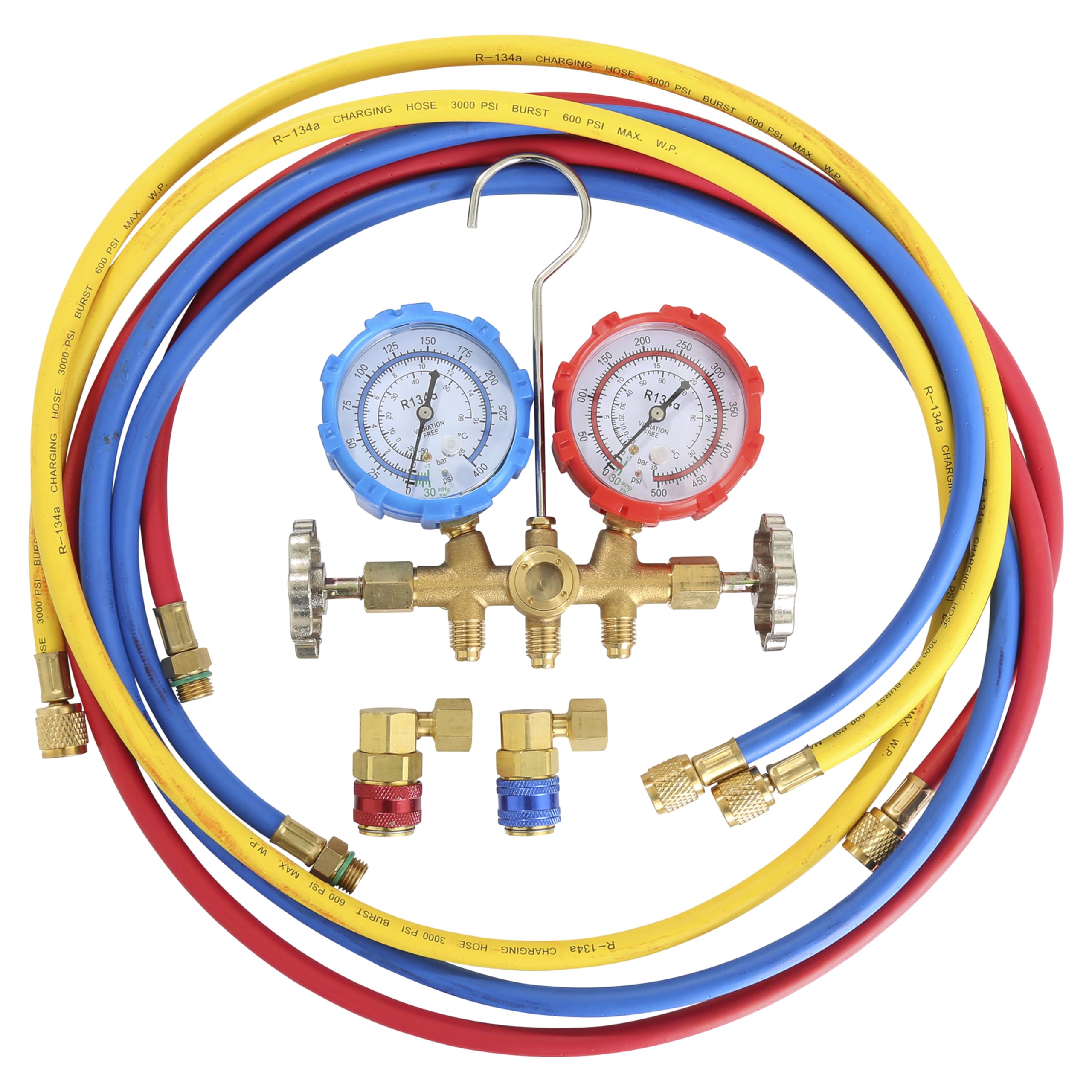 【Arl Dainarygee 】 OEMTOOLS 24563 Manifold Gauge Set (R134a Brass), 1 Pack : Amazon